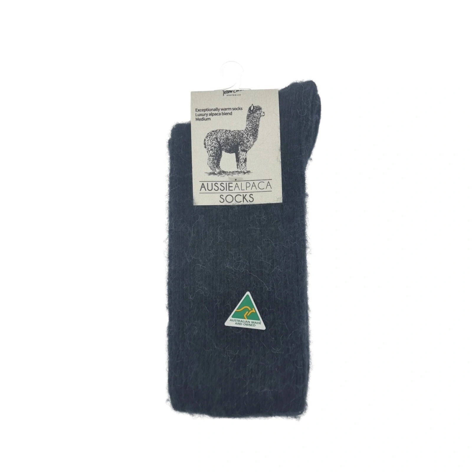 Cozy Aussie Alpaca Socks: Warm Unisex Comfort for Men & Women (Large)